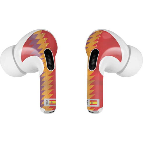 Spain Soccer Flag AirPods Pro 2nd Gen Skin